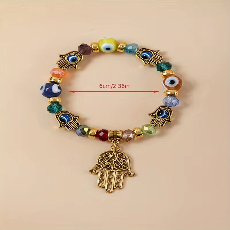 Bracelet Protecteur Universel (Hamsa & Mauvais Œil)