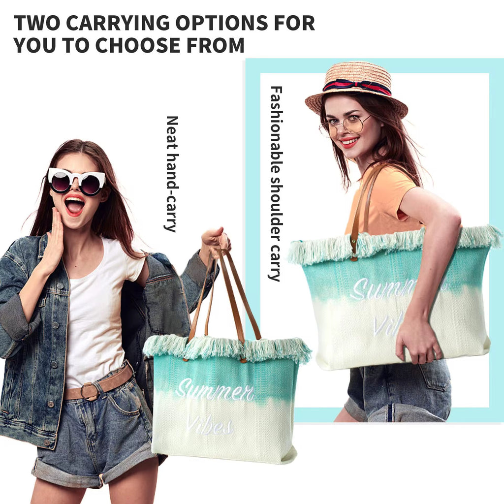 Sac de Plage Cabas Summer Vibes – Effet Dégradé