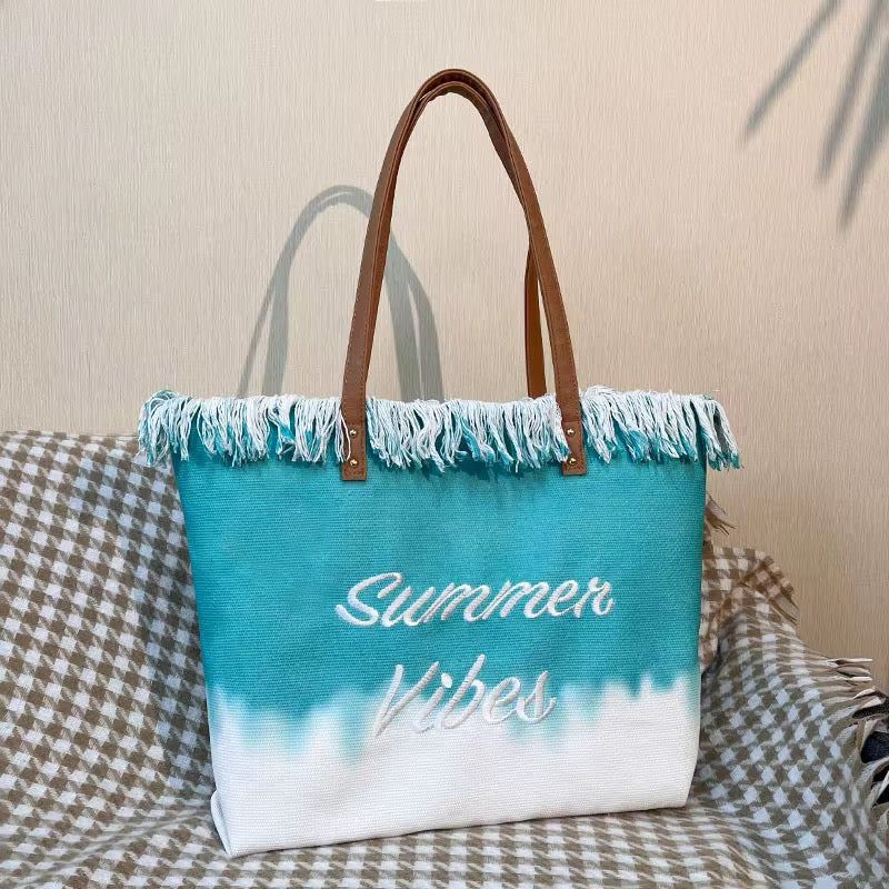 Sac de Plage Cabas Summer Vibes – Effet Dégradé