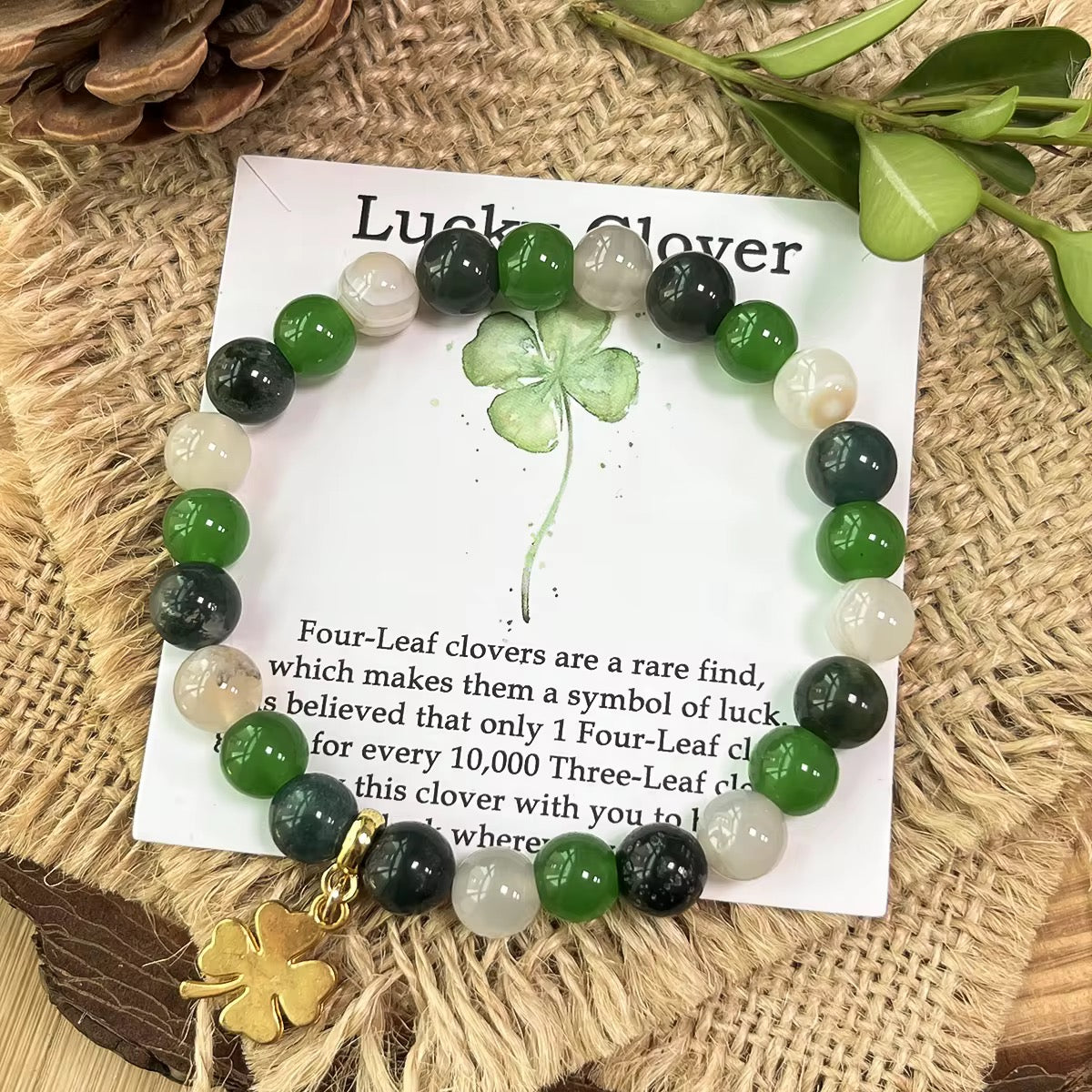 Bracelet « Trèfle Chanceux » – Harmonie,