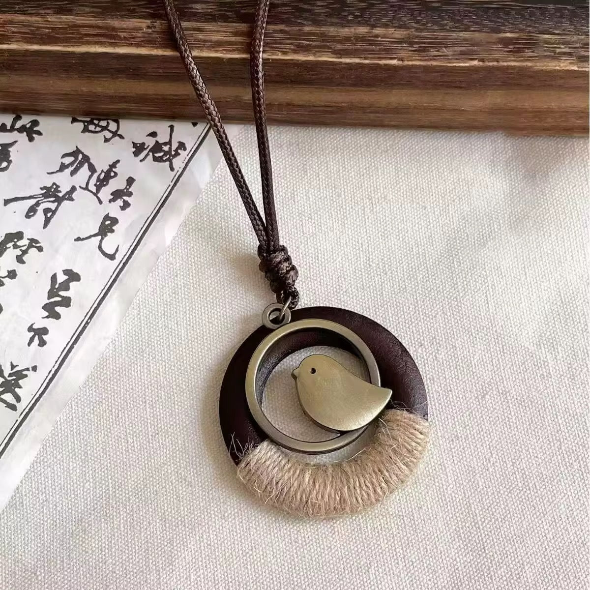 Pendentif Oiseau Zen