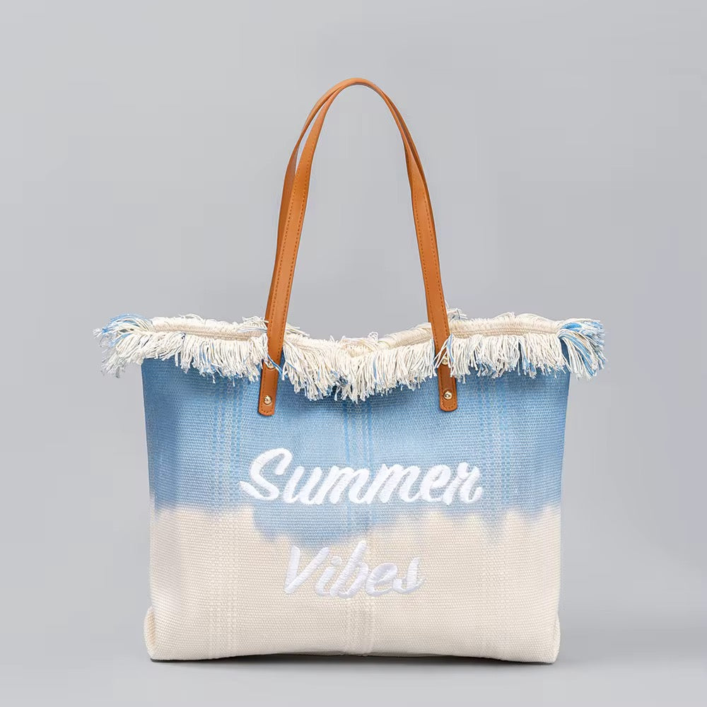 Sac de Plage Cabas Summer Vibes – Effet Dégradé