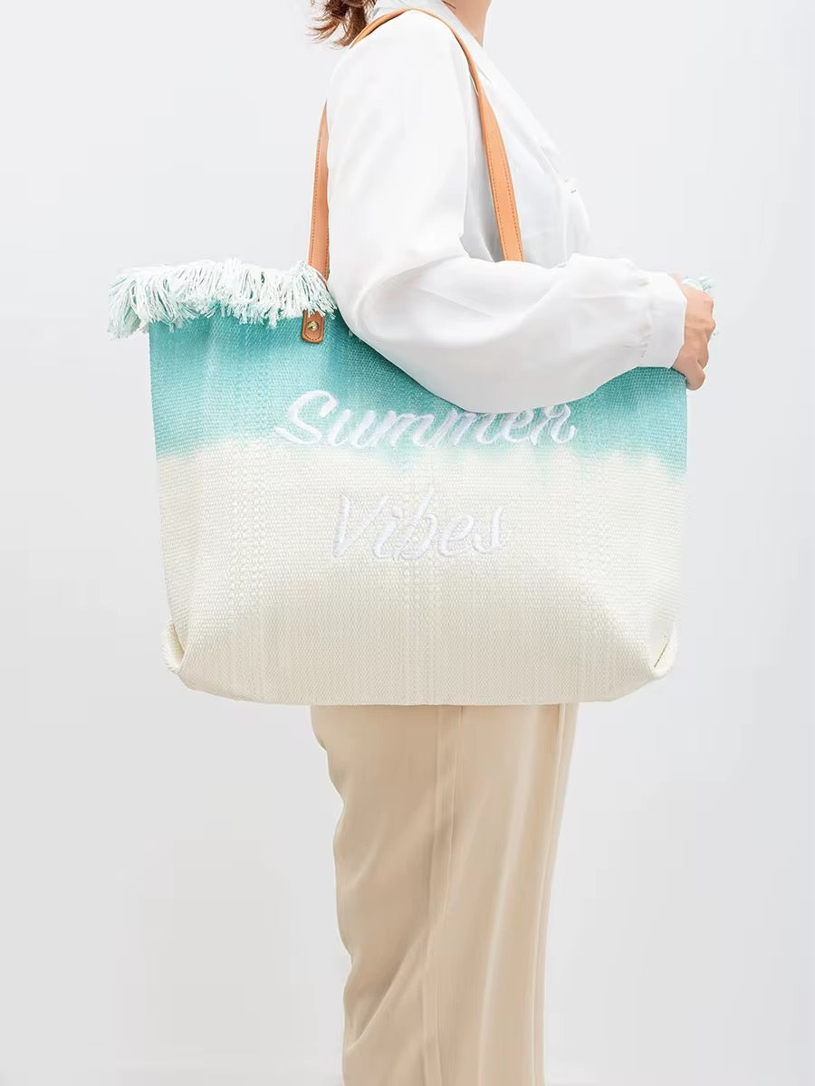 Sac de Plage Cabas Summer Vibes – Effet Dégradé