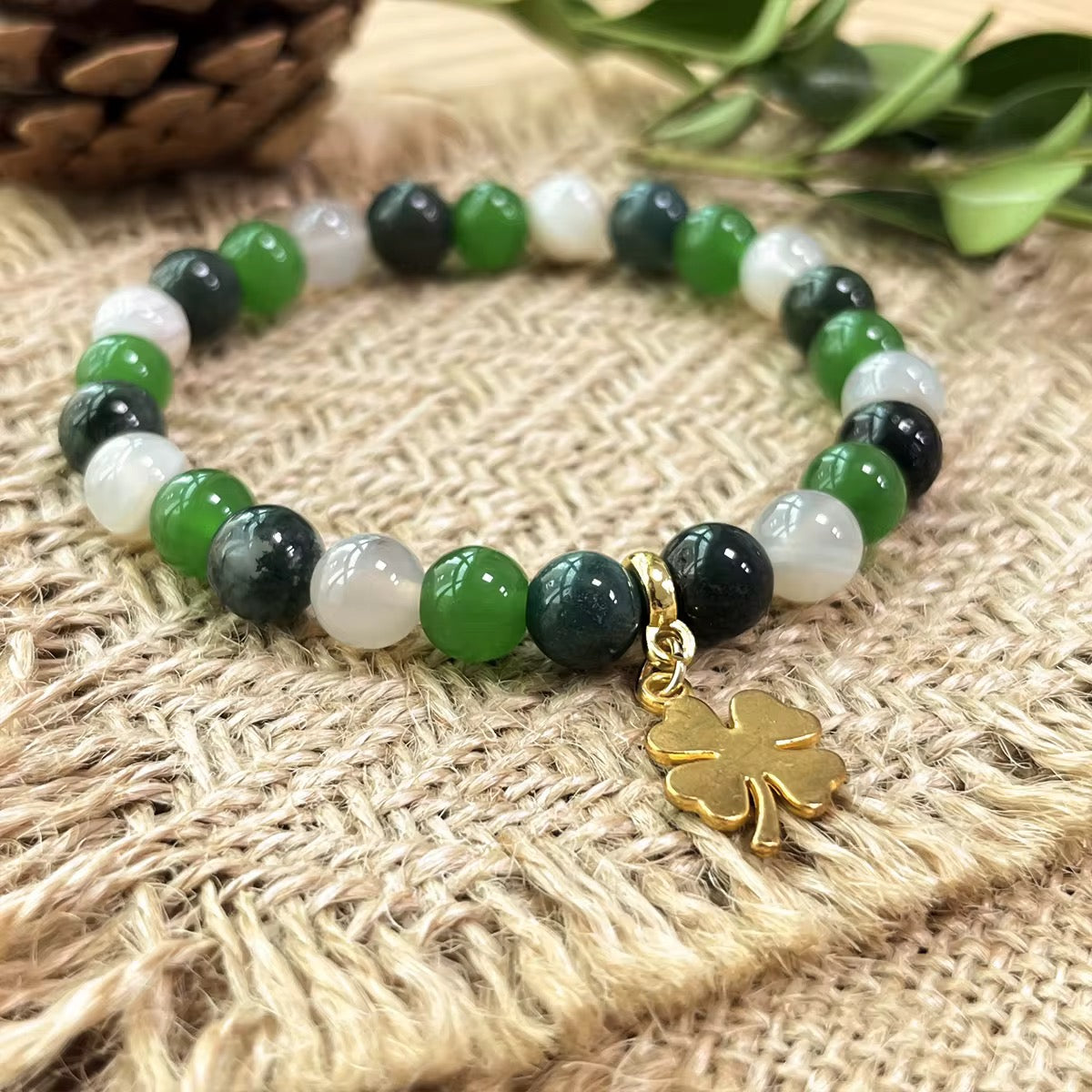 Bracelet « Trèfle Chanceux » – Harmonie,
