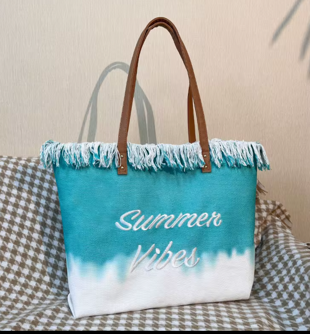 Sac de Plage Cabas Summer Vibes – Effet Dégradé