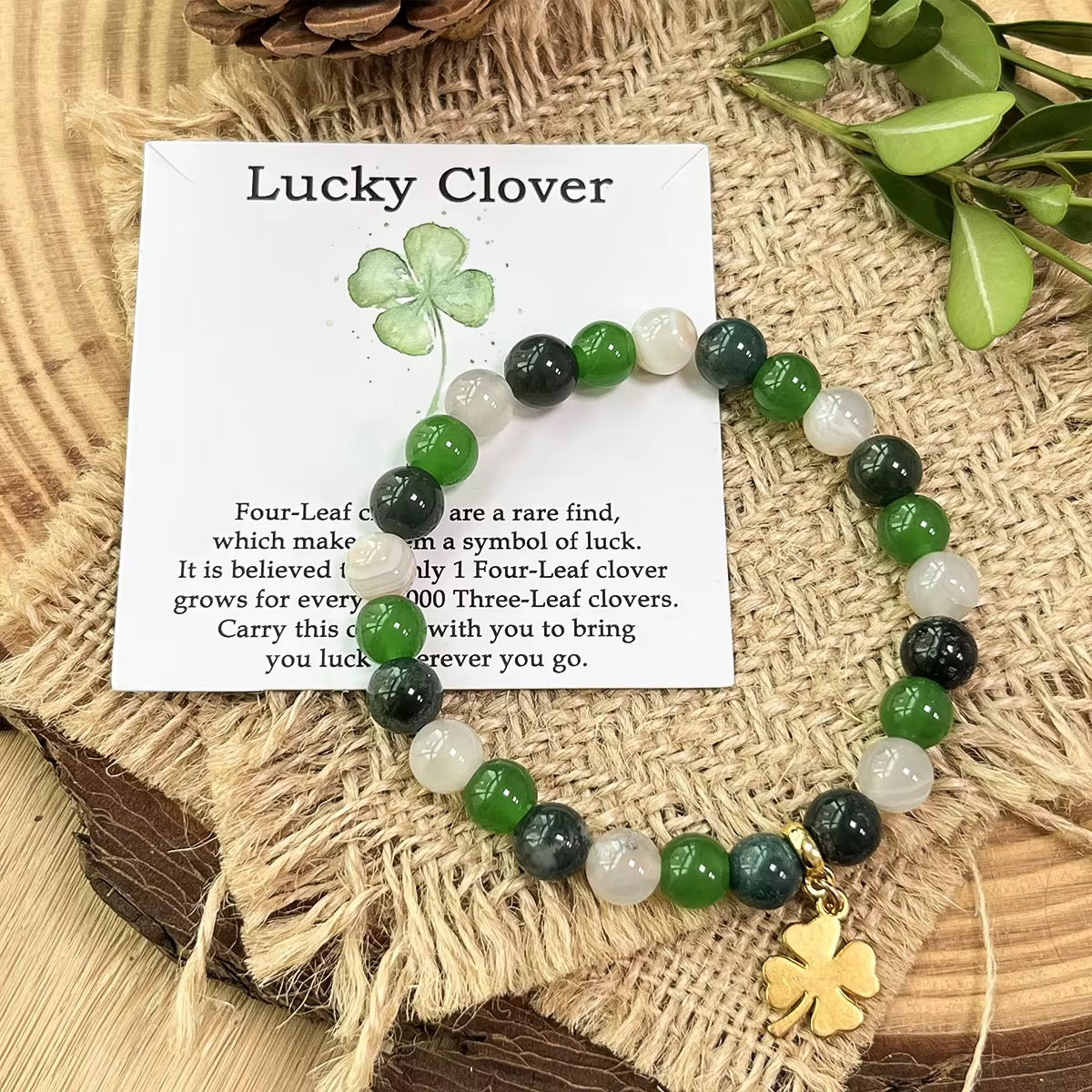 Bracelet « Trèfle Chanceux » – Harmonie,