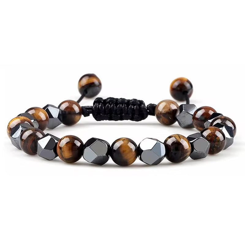 Bracelet « Triple Protection » – Force, Équilibre & Bouclier Énergétique