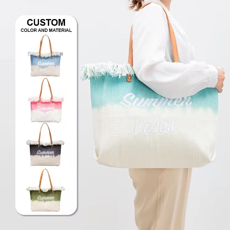 Sac de Plage Cabas Summer Vibes – Effet Dégradé