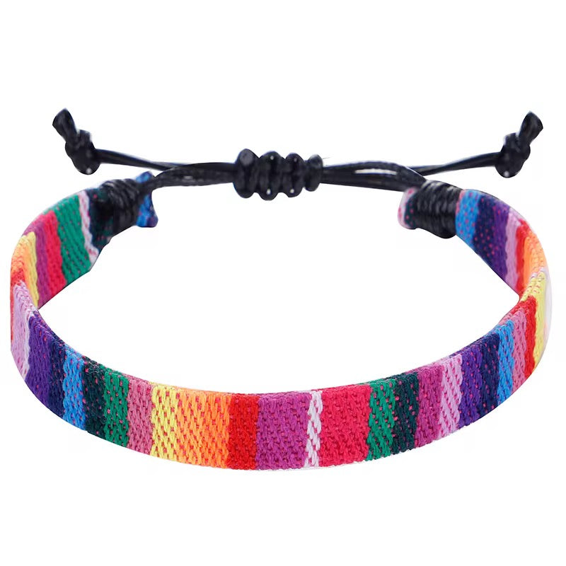 Ensemble 4 Bracelets Bohèmes Tissés (l