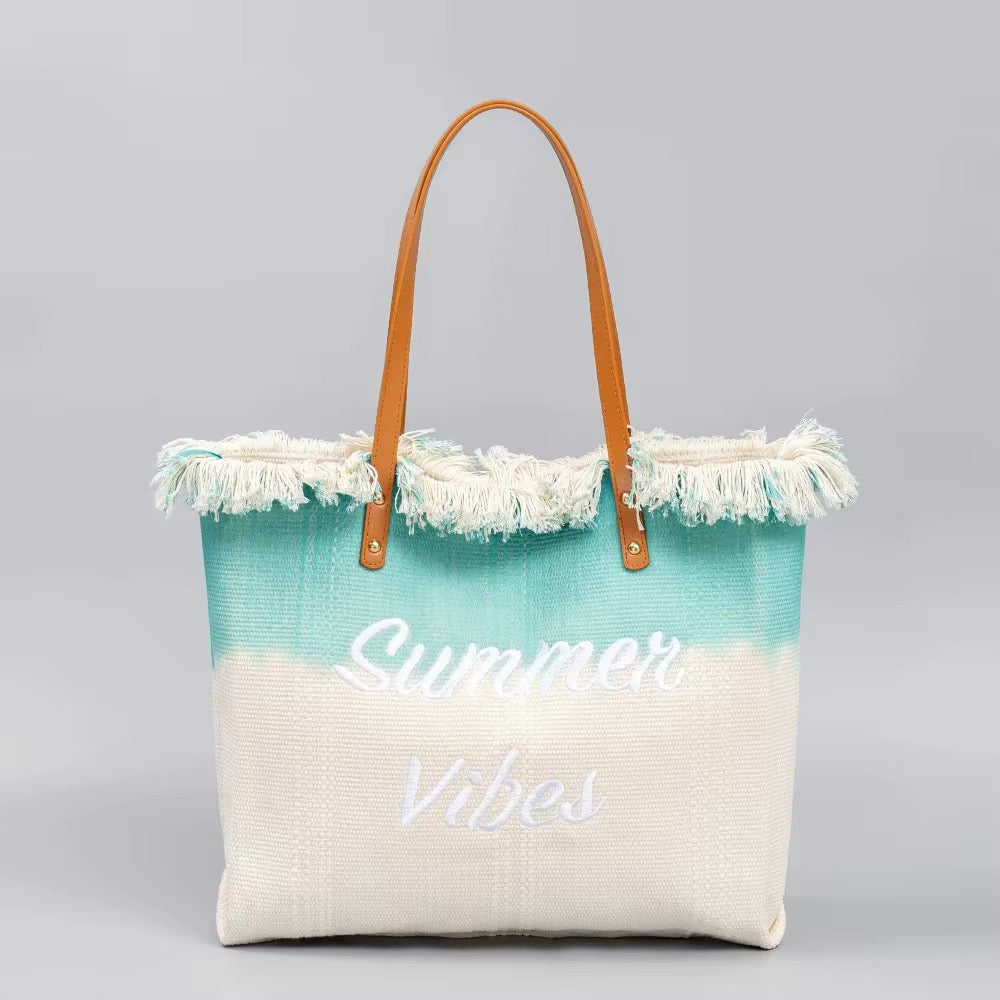 Sac de Plage Cabas Summer Vibes – Effet Dégradé