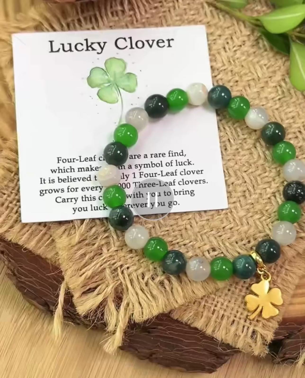 Bracelet « Trèfle Chanceux » – Harmonie,